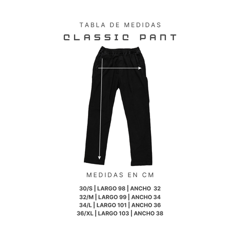 Classic Pant Azul