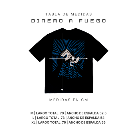 Camiseta Dinero A Fuego Rojo